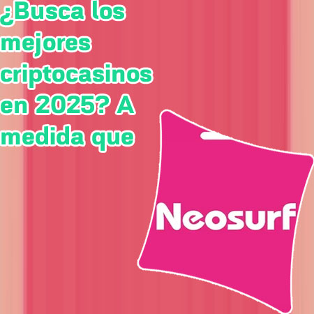 Online casino with neosurf